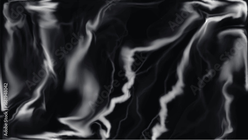Abstract Smoke Swirls in Monochrome