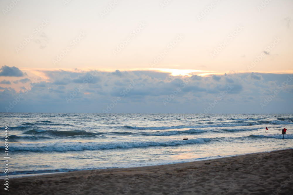 Obraz premium sunset on the beach