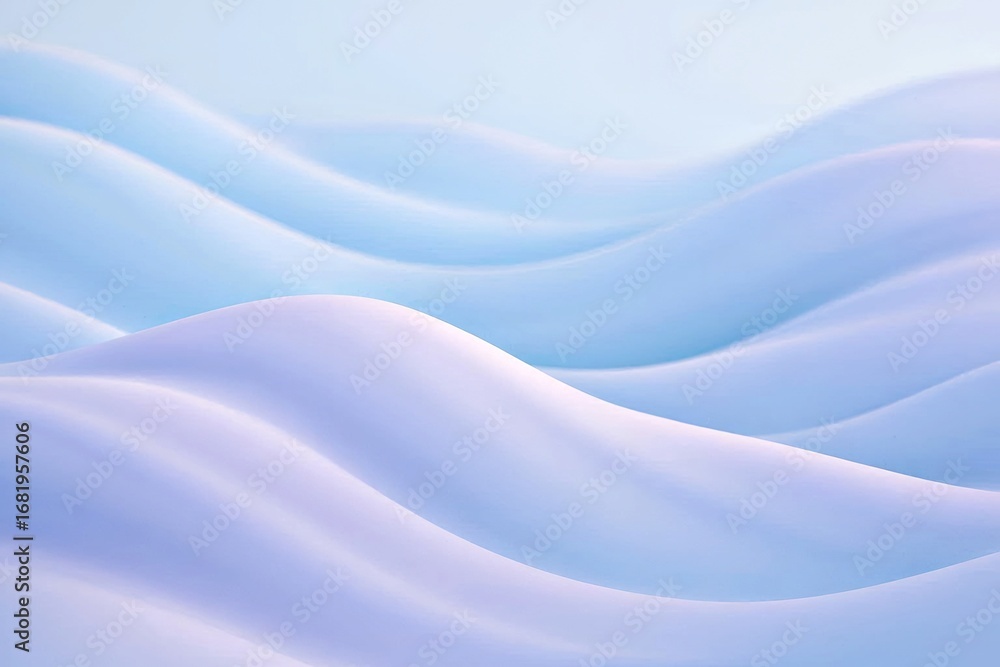 Obraz premium Calming Abstract Flowing Waves