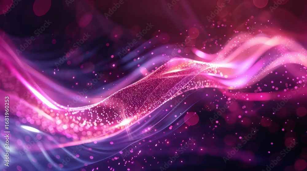 Fototapeta premium Abstract Light Waves