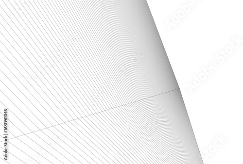 Abstract architectual drawing vector 3d illustration