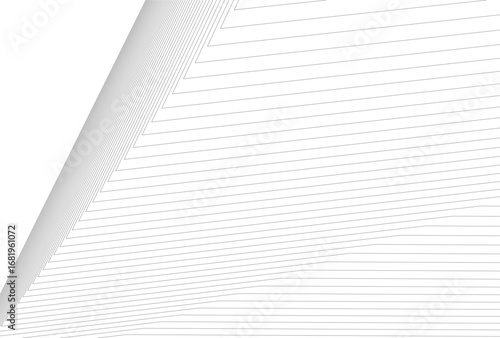 Abstract architectual drawing vector 3d illustration