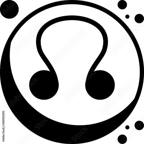 North Nod Astrological Symbol