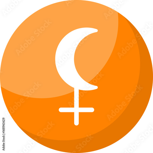 Black Moon Lilith Astrological Symbol