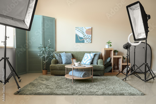 Photo shoot of living room ...
