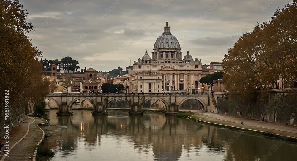 Fototapeta premium St. Peters Basilica in Rome.
