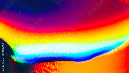 Abstract rainbow spectrum background, colorful neon gradient waves, vibrant holographic texture