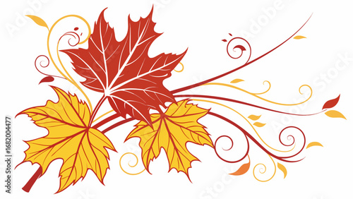 Vibrant Abstract Colors Autumn Leaves Fall Season Nature Beauty