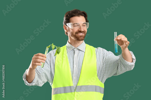 Male agricultural engineer ...