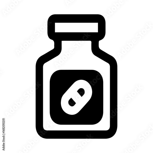 Pill bottle icon