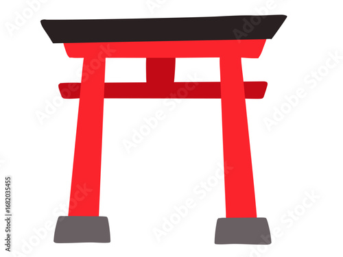 鳥居 主線なし