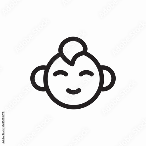 icon vector baby child 