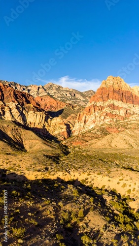 Red rock canyon vista