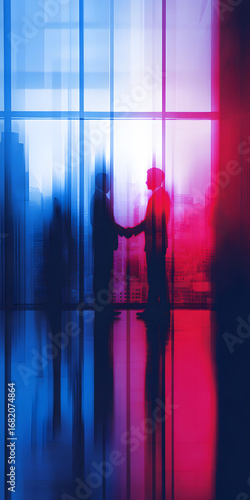 Professional Partnership in a Modern Office