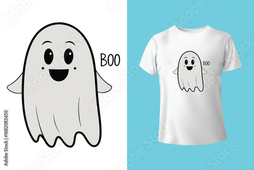 Halloween T-shirt Design with elegant graphic