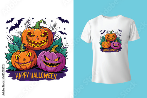 happy halloween T shirt design