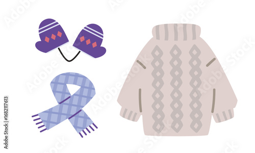 冬の服ファッション小物セット