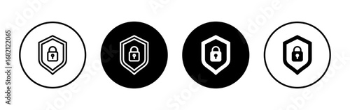 Security icon symbol for apps and websites. protection icon. privacy. vpn