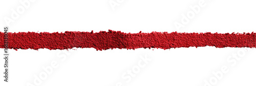 Horizontal red textured line on black background