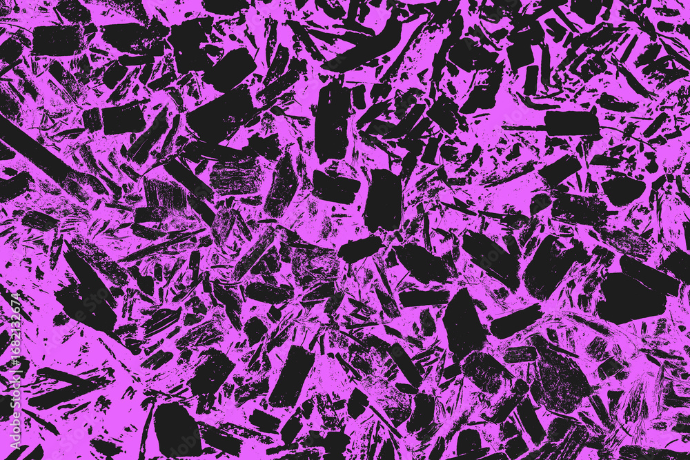Obraz premium Pink and black seamless pattern. Background Abstract and textured illustration in pink and black. 