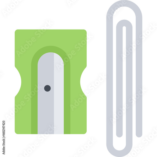 Pencil Sharpener & Paperclip