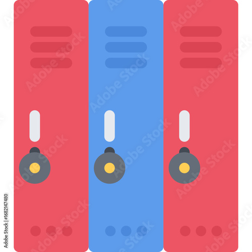 School Lockers Icon