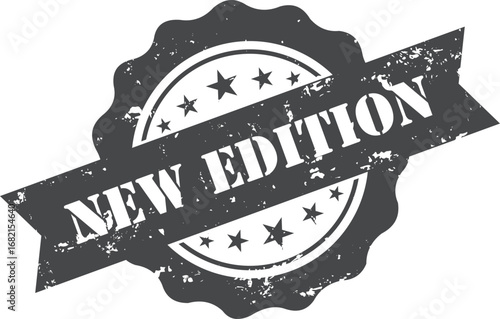 new edition Rubber Stamp Vector Template	