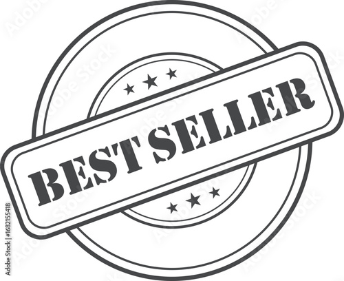 best seller Rubber Stamp Vector Template	