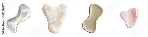 Gua Sha Tool Collection - Jade Facial Massage Therapy Stones