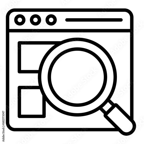 Research  Icon Set Multiple Style Collection