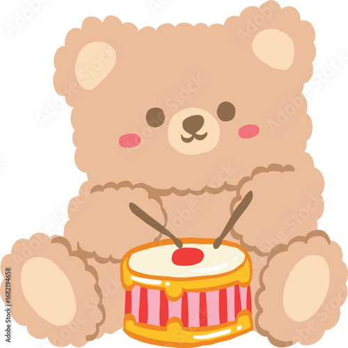 Drumming Bear