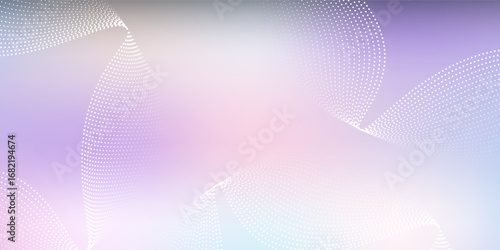 Abstract blurred colorful mesh gradient background, futuristic wallpapers branding, business card, soft pastel color, geometric line dot tech, digital cyber ai technology, presentation template vector