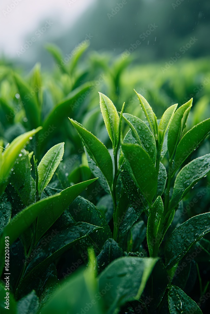 Obraz premium fresh mint leaves