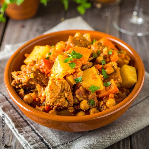 Wallpaper Mural Hearty stew with potatoes and chickpeas Torontodigital.ca