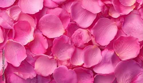 Close-up of many delicate pink rose petals (4)