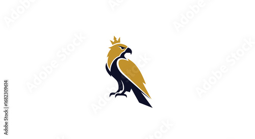 Golden Eagle with Crown: A Symbol of Royal Power.