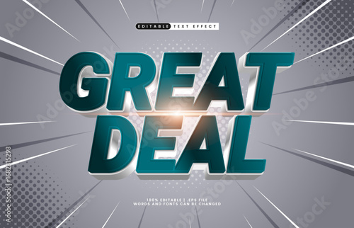 great deal editable text effect