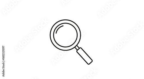 Magnifying glass icon search find zoom investigation discovery explore look research tool 100px