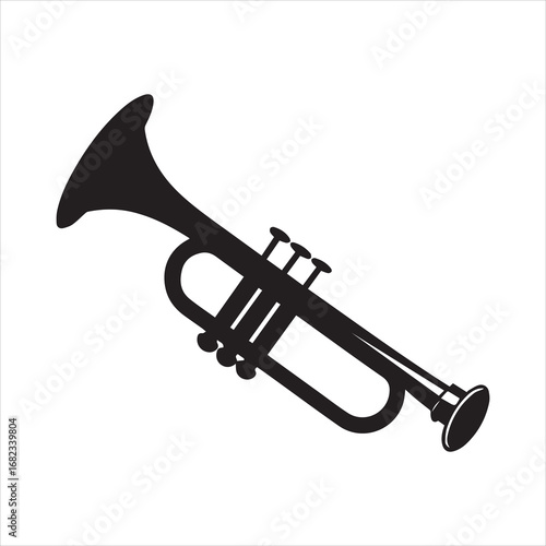 Trumpet Icon Vector Illustration