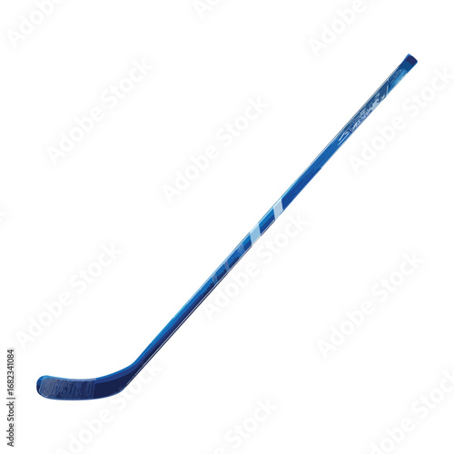 hockey stick isolated in White Background, hockey stick vector, Flat lay vector illustration