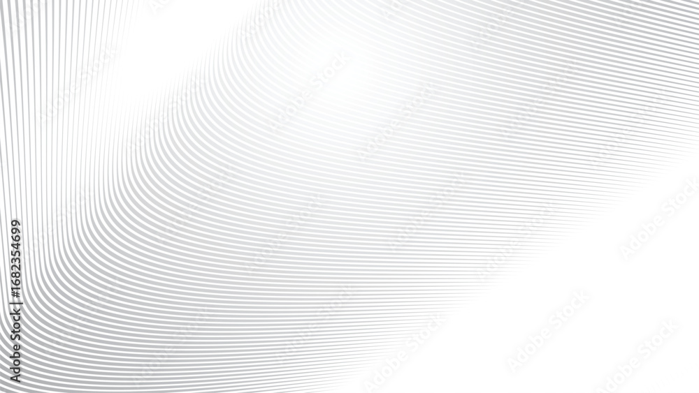 Fototapeta premium Grey Stripes Line Wave Abstract Background Modern Geometric Pattern Minimal Texture Vector Design