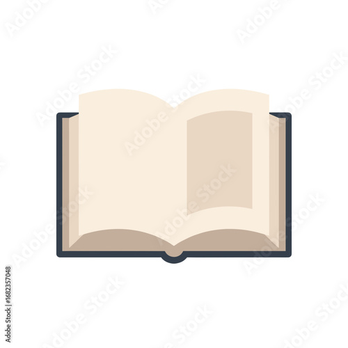 pen Book Illustration with Pages Spread