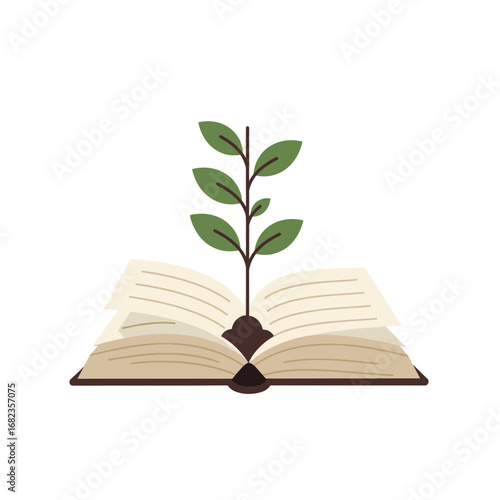 Growing Knowledge – Book and Plant Illustration