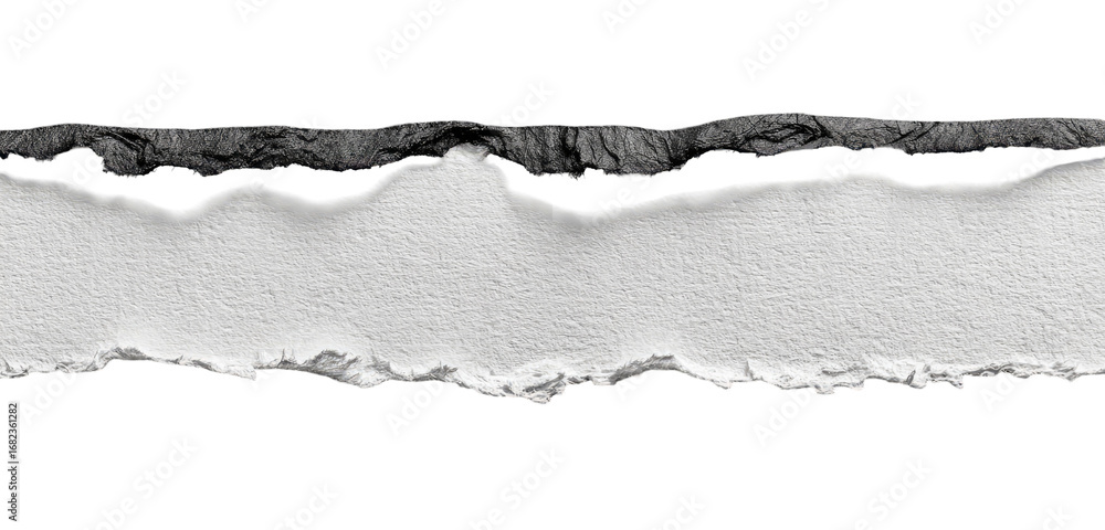 Naklejka premium Ripped paper strip (2)