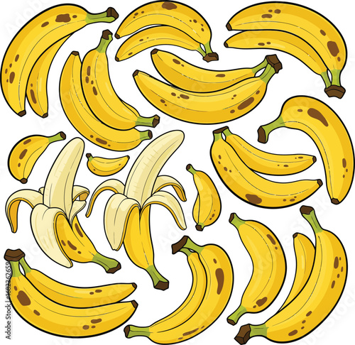 seamless pattern with bananas