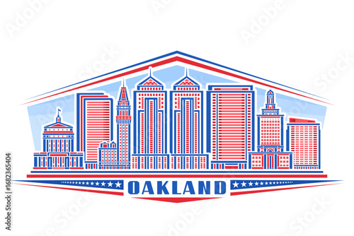 Vector illustration of Oakland