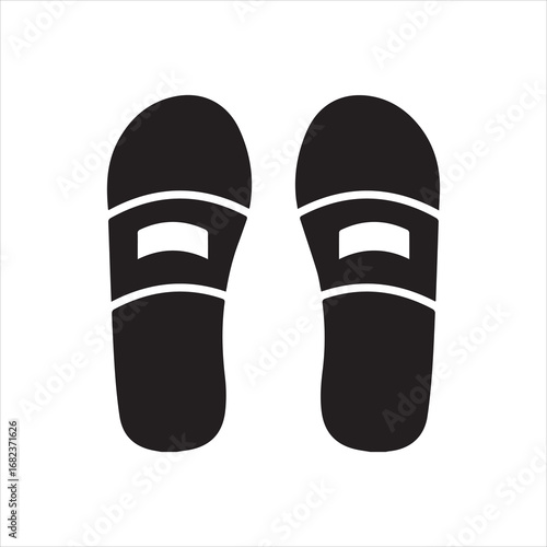 Soft Slippers on Floor for Comfort and Home Relaxation.