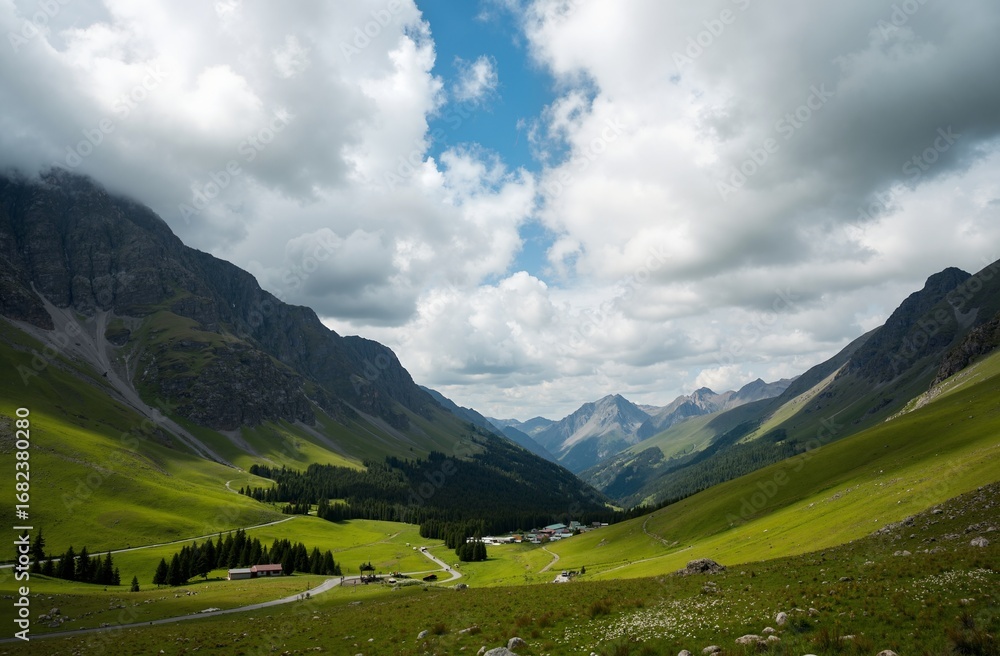 Fototapeta premium mountain landscape in the summer