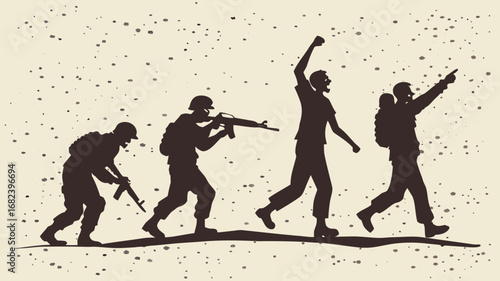 Evolution of warfare and soldiers through time