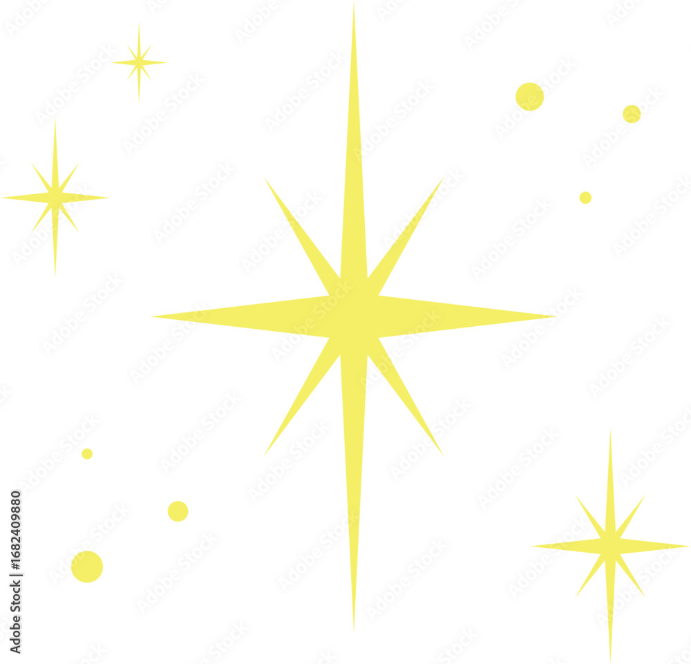 Obraz premium simple star illust